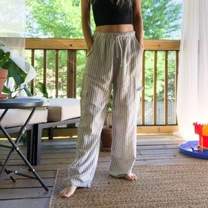 Ecuadorian linen cargo pants